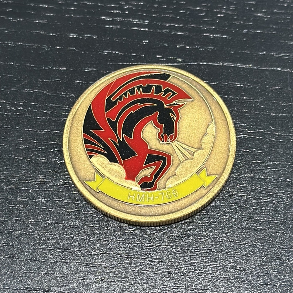 USMC HMH-769 Marine Heavy Helicopter Squadron 769 Challenge Coin